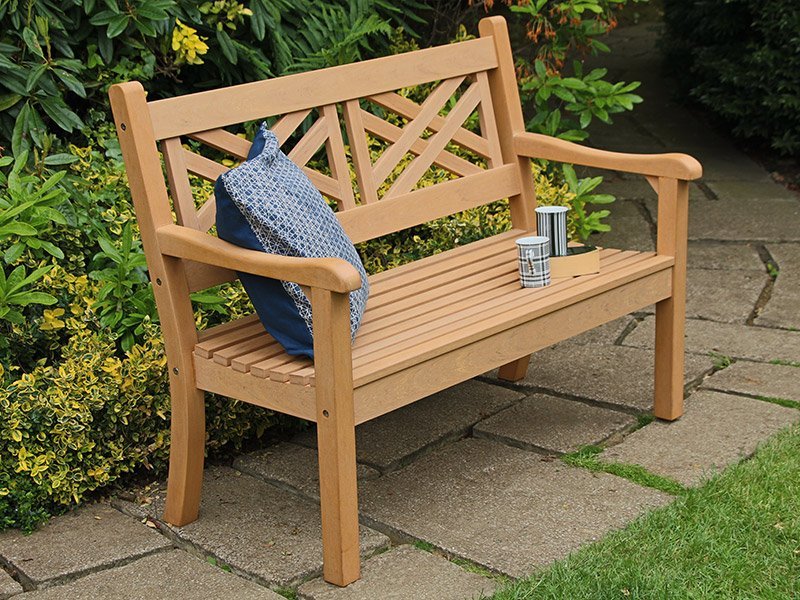 Winawood 2 Seater Speyside Bench in New Teak FREE UK Delivery